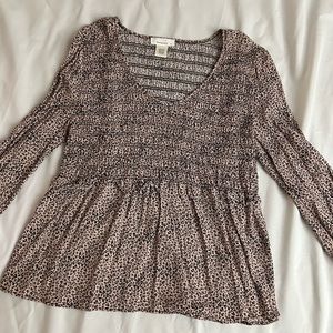 Urban Romantics Leopard Print Top